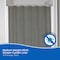 Kenney Mfg Medium Weight PEVA Shower Curtain Liner, 70" W x 72" H, Gray KN41439 - alternate 4